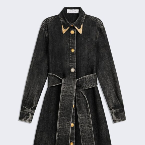 Schiaparelli 2025 New Denim Shirt Dress - Picture 3 of 14